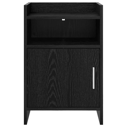 Sengeborde Sort eg 40 x 36 x 60 cm Konstrueret træ