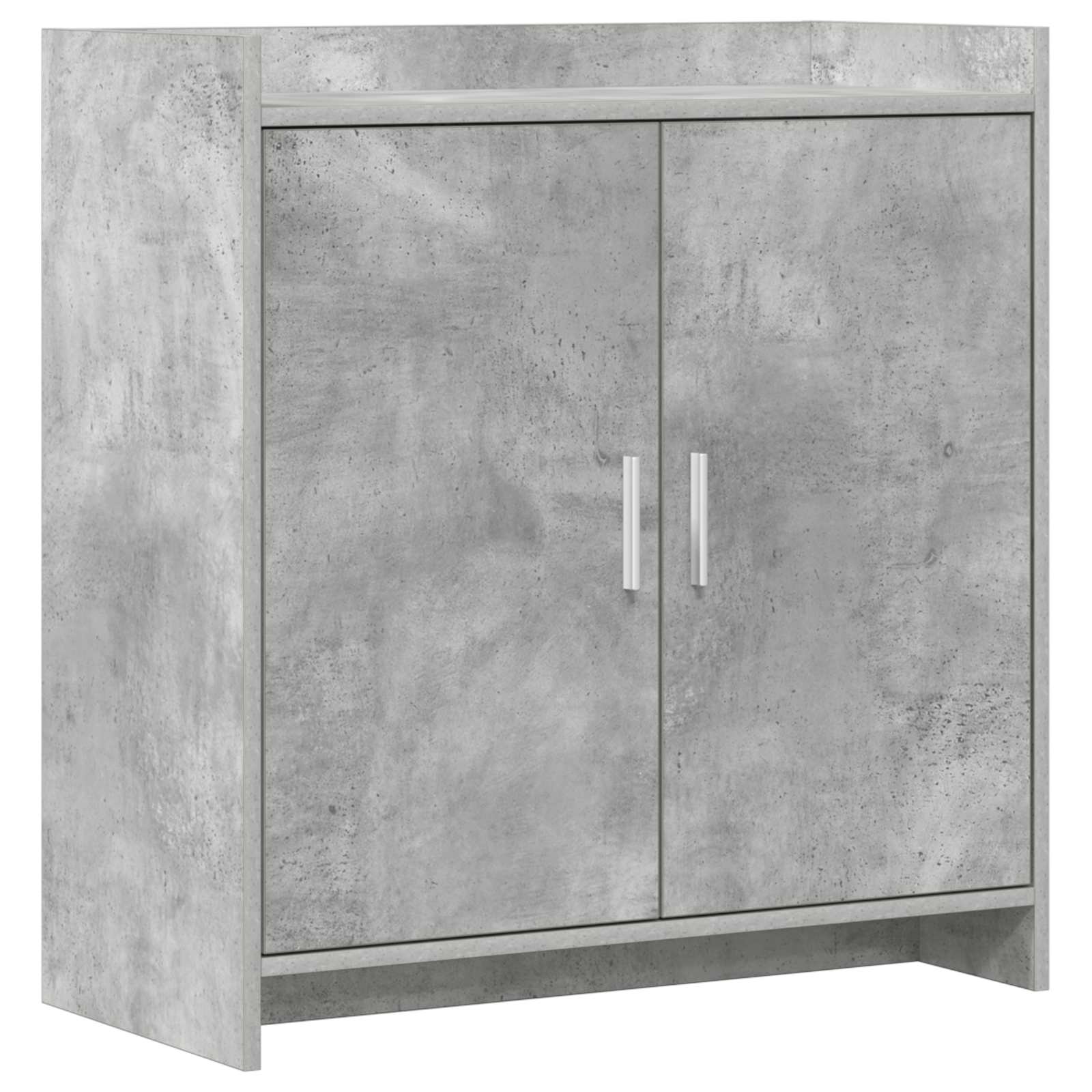 Sideboard Betongrå 72 x 36 x 80 cm Konstrueret træ