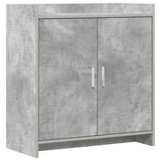 Sideboard Betongrå 72 x 36 x 80 cm Konstrueret træ