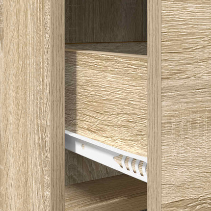 Sideboard Sonoma-eg 75 x 33 x 80 cm Konstrueret træ
