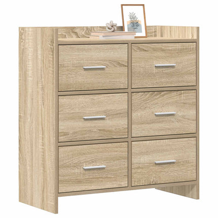 Sideboard Sonoma-eg 75 x 33 x 80 cm Konstrueret træ