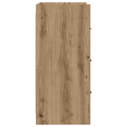 Sideboard Artisan-eg 75 x 33 x 80 cm Konstrueret træ