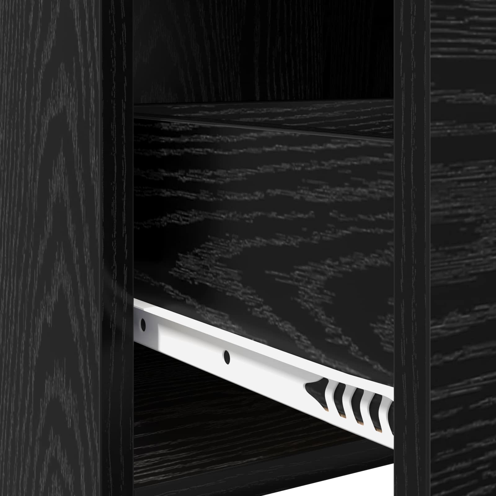 Sideboard Sort eg 75 x 36 x 80 cm Konstrueret træ