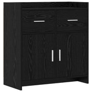 Sideboard Sort eg 75 x 36 x 80 cm Konstrueret træ
