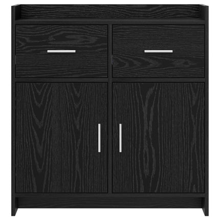 Sideboard Sort eg 75 x 36 x 80 cm Konstrueret træ