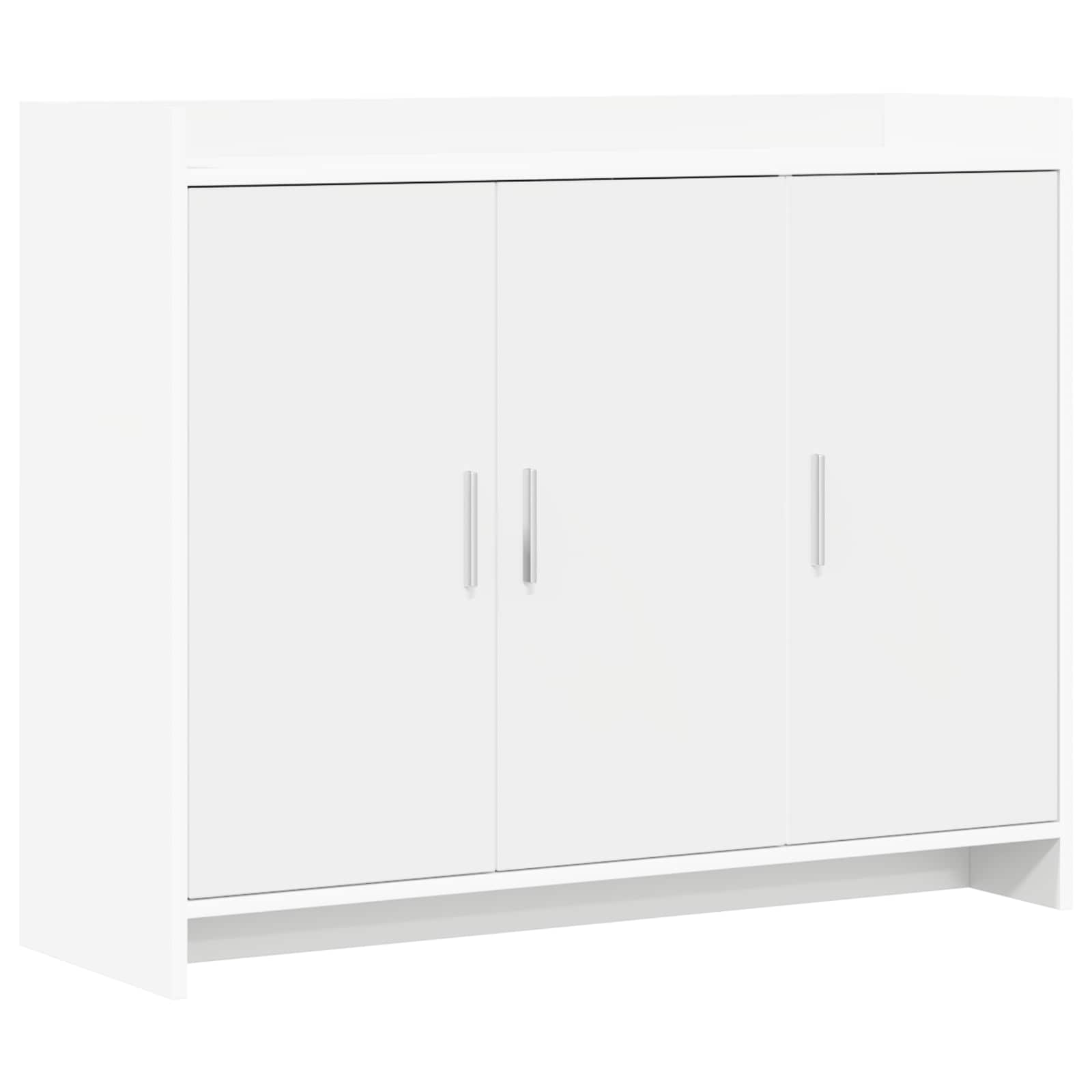 Sideboard Hvid 98,5 x 33 x 80 cm Konstrueret træ
