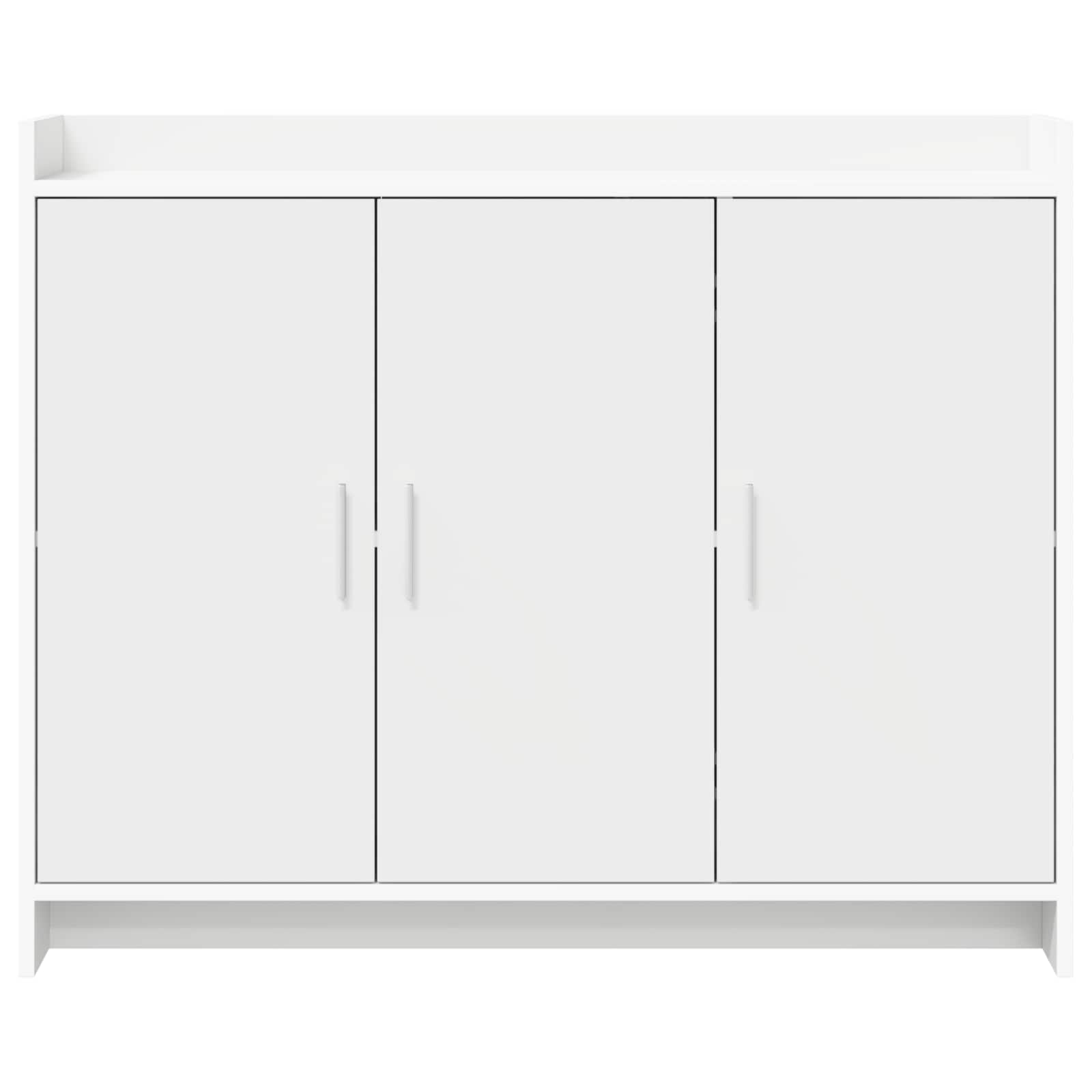 Sideboard Hvid 98,5 x 33 x 80 cm Konstrueret træ