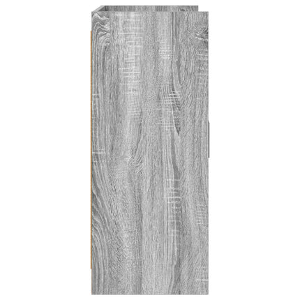 Sideboard Grå Sonoma 98,5 x 33 x 80 cm Konstrueret træ