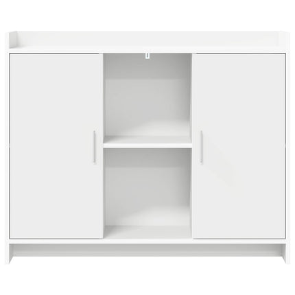 Sideboard Hvid 98,5 x 33 x 80 cm Konstrueret træ