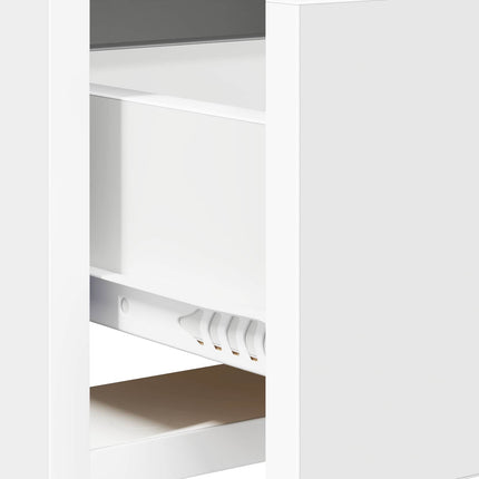 TV-skab 71,5 x 33 x 47 cm Hvid Konstrueret træ