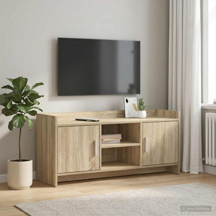 TV-skab 102 x 33 x 47 cm Sonoma-eg Konstrueret træ