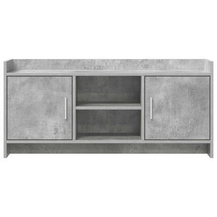 TV-skab 102 x 33 x 47 cm Betongrå Konstrueret træ