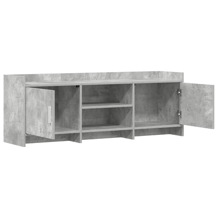 TV-skab 130 x 33 x 47 cm Betongrå Konstrueret træ