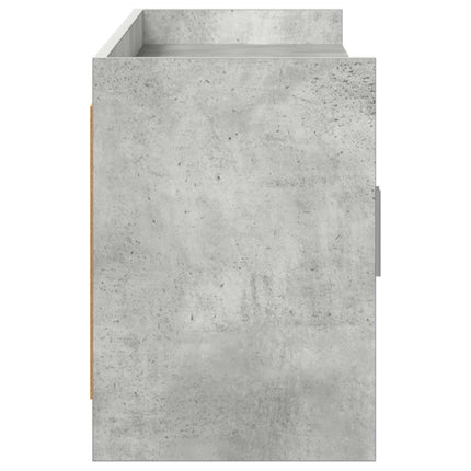 TV-skab 168 x 33 x 47 cm Betongrå Konstrueret træ