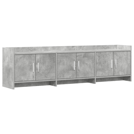 TV-skab 168 x 33 x 47 cm Betongrå Konstrueret træ