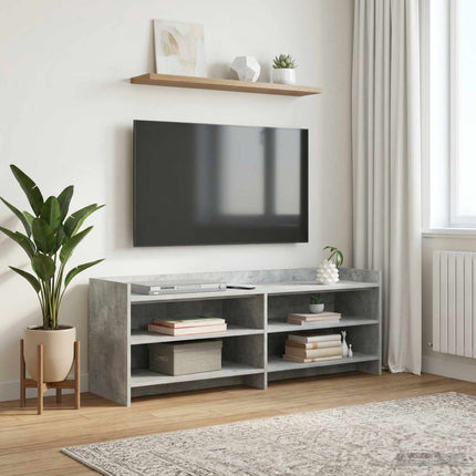 TV-skab 135 x 33 x 47 cm Betongrå Konstrueret træ