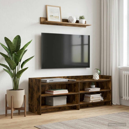 TV-skab 135 x 33 x 47 cm Røget eg Konstrueret træ