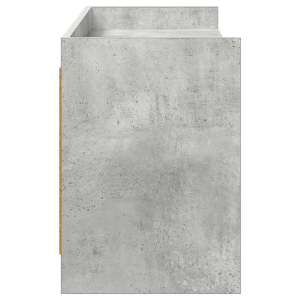 TV-skab 168 x 33 x 47 cm Betongrå Konstrueret træ