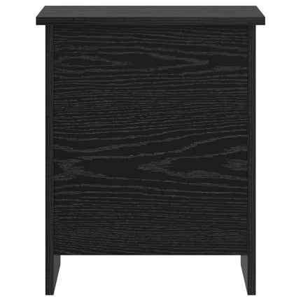 Opbevaringskiste Sort eg 40 x 40 x 50 cm Konstrueret træ