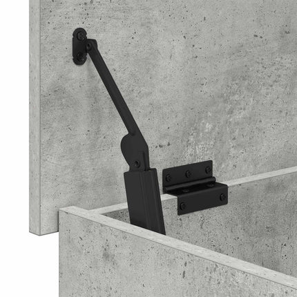 Opbevaringskiste Betongrå 40 x 40 x 50 cm Konstrueret træ
