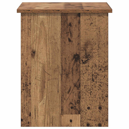 Opbevaringskiste Gammelt træ 60 x 40 x 50 cm Konstrueret træ