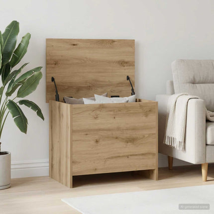 Opbevaringskiste Artisan-eg 60 x 40 x 50 cm Konstrueret træ