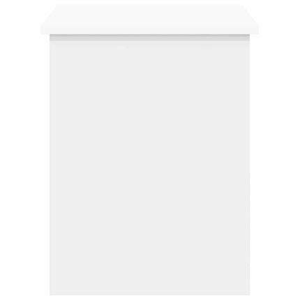 Opbevaringskiste Hvid 80 x 40 x 50 cm Konstrueret træ