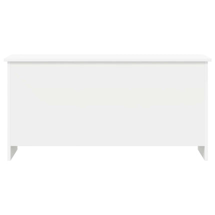 Opbevaringskiste Hvid 100 x 40 x 50 cm Konstrueret træ