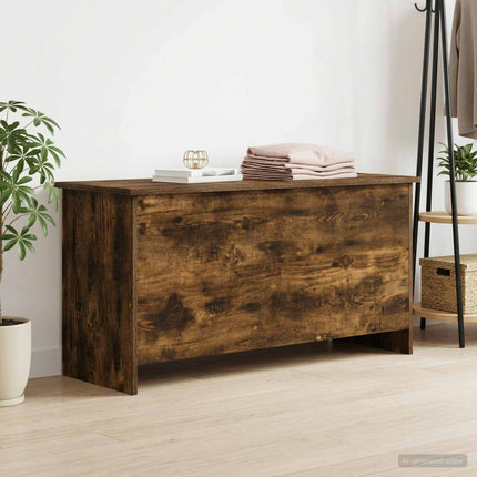 Opbevaringskiste Røget eg 100 x 40 x 50 cm Konstrueret træ