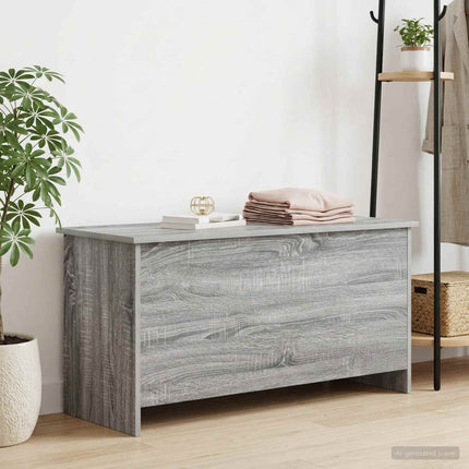 Opbevaringskiste Grå Sonoma 100 x 40 x 50 cm Konstrueret træ