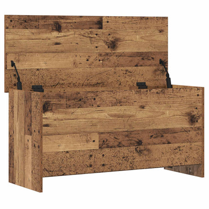 Opbevaringskiste Gammelt træ 100 x 40 x 50 cm Konstrueret træ