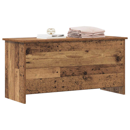 Opbevaringskiste Gammelt træ 100 x 40 x 50 cm Konstrueret træ