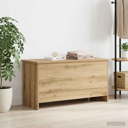 Opbevaringskiste Artisan-eg 100 x 40 x 50 cm Konstrueret træ