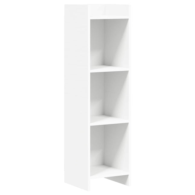 Bogreol Hvid 30 x 30 x 111 cm Konstrueret træ