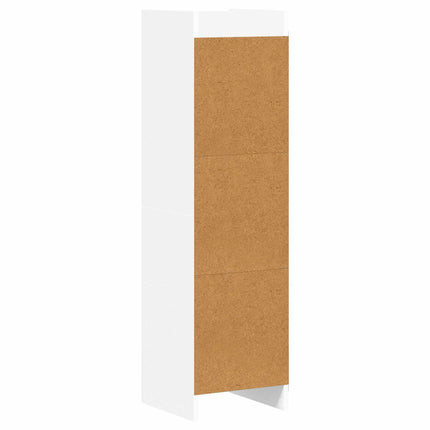Bogreol Hvid 30 x 30 x 111 cm Konstrueret træ