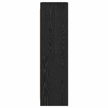Bogreol Sort eg 30 x 30 x 111 cm Konstrueret træ