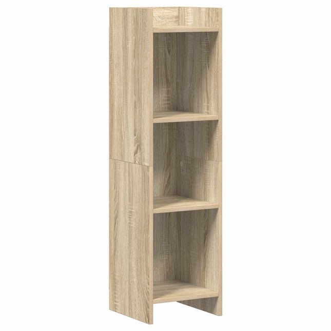 Bogreol Sonoma-eg 30 x 30 x 111 cm Konstrueret træ