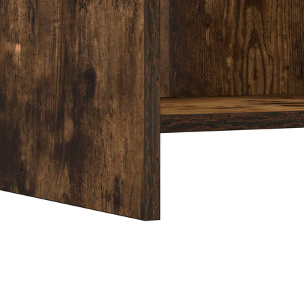 Bogreol Røget eg 30 x 30 x 111 cm Konstrueret træ