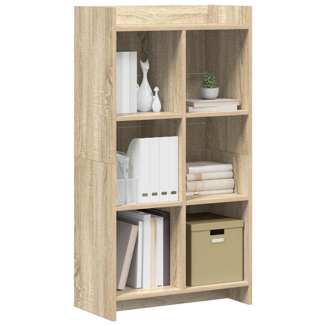 Bogreol Sonoma-eg 59 x 30 x 111 cm Konstrueret træ