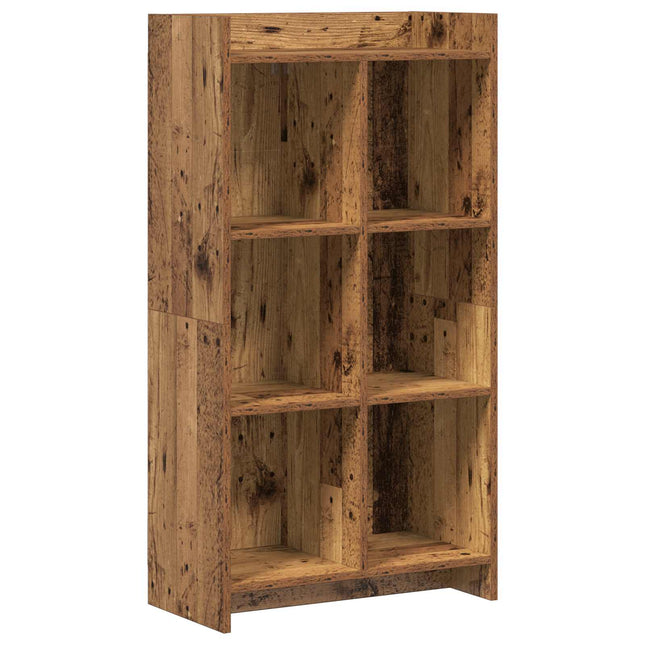 Bogreol Gammelt træ 59 x 30 x 111 cm Konstrueret træ