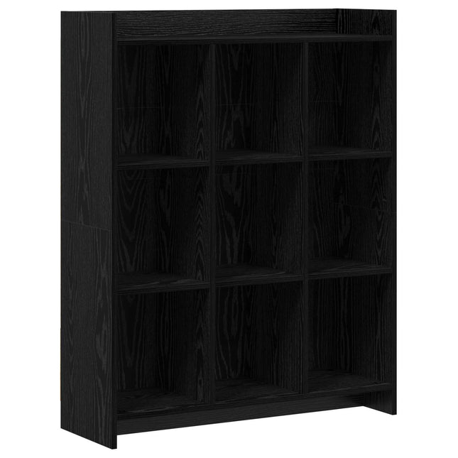 Bogreol Sort eg 87,5 x 30 x 111 cm Konstrueret træ