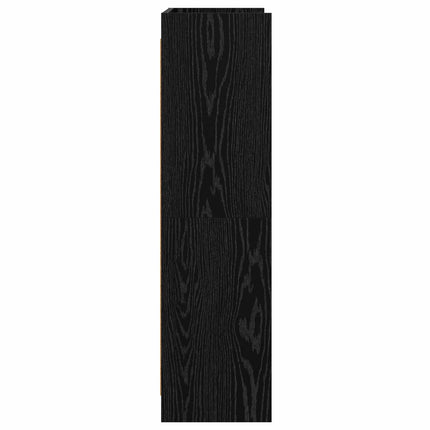 Bogreol Sort eg 87,5 x 30 x 111 cm Konstrueret træ