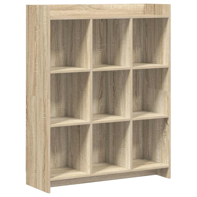 Bogreol Sonoma-eg 87,5 x 30 x 111 cm Konstrueret træ
