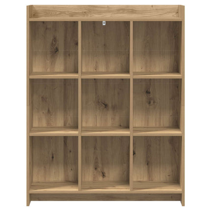 Bogreol 9 niveauer 87,5 x 30 x 111 cm Konstrueret træ