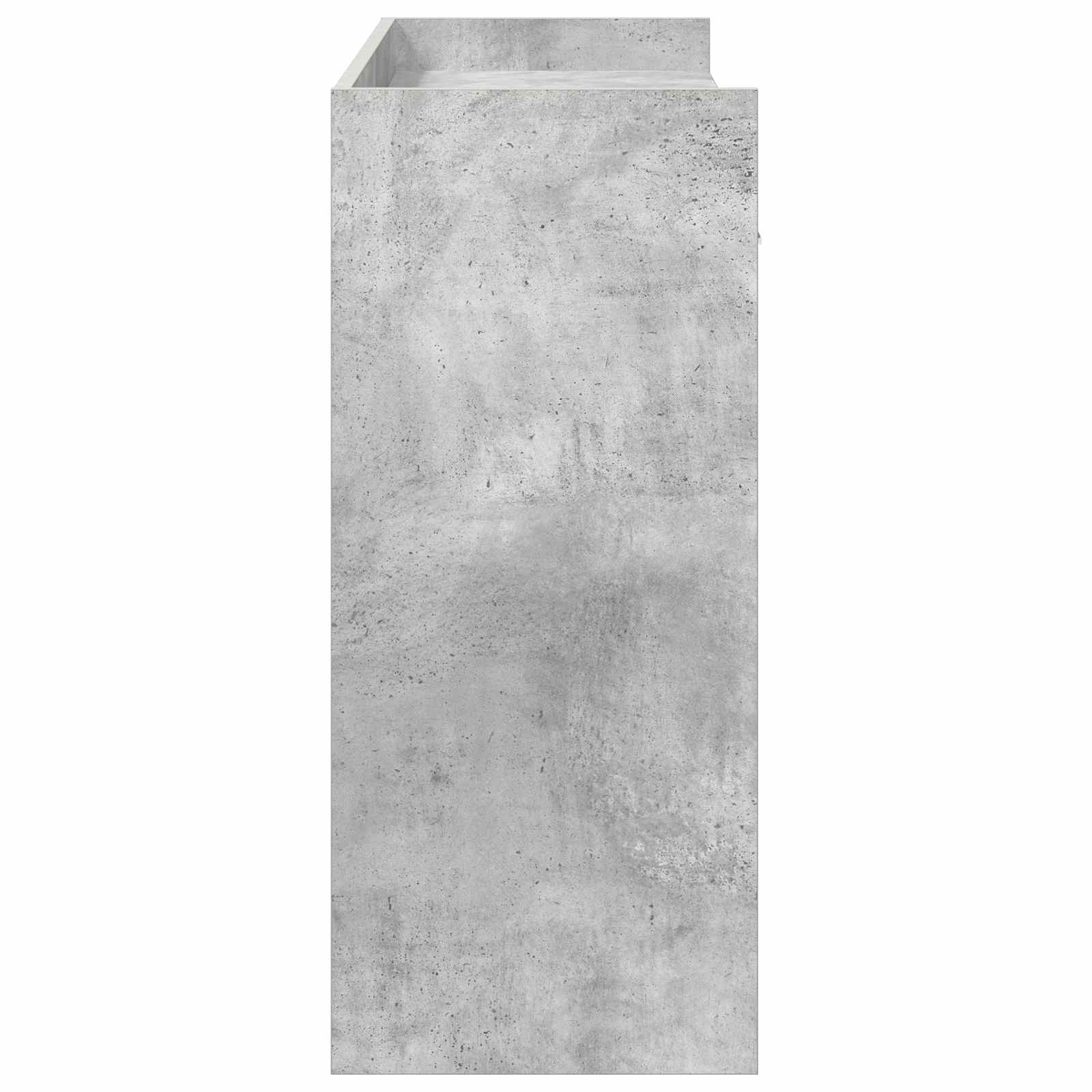 Konsolbord Betongrå 90 x 35 x 80 cm Konstrueret træ