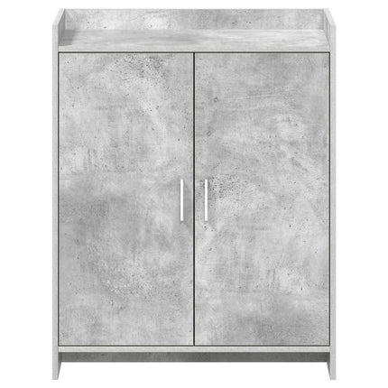 Sko skab med dør Betongrå 73,5 x 36 x 92 cm Konstrueret træ