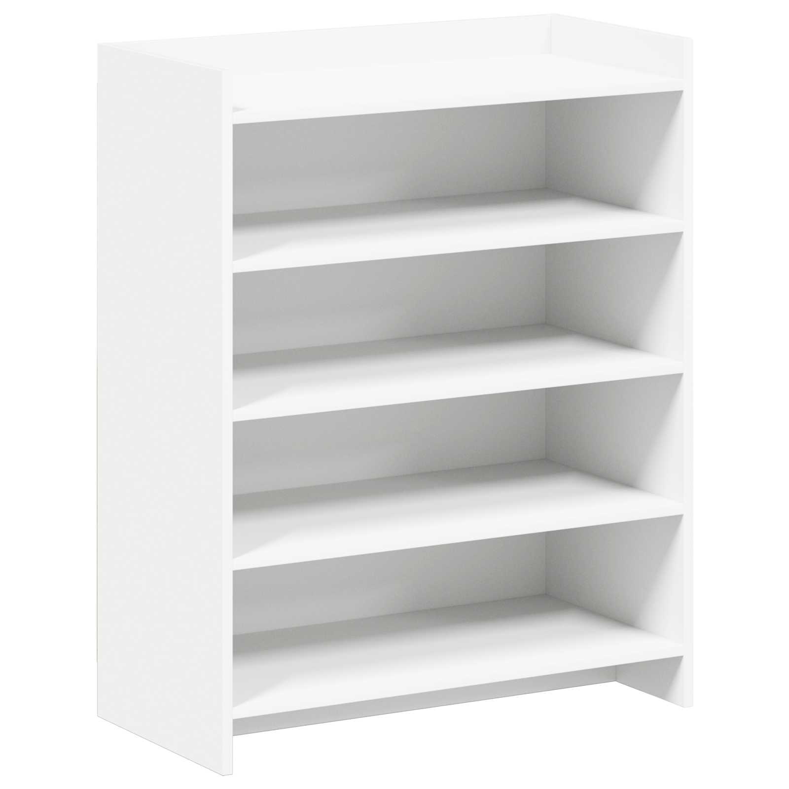 Sko skab med opbevaring Hvid 73,5 x 36 x 92 cm Konstrueret træ