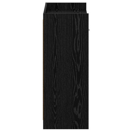 Sko skab 73,5 x 36 x 92 cm Konstrueret træ Sort eg