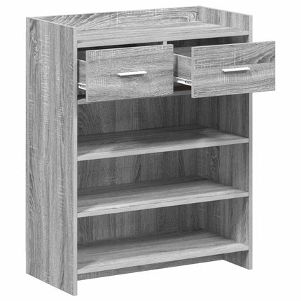 Sko skab 73,5 x 36 x 92 cm Konstrueret træ Grå Sonoma