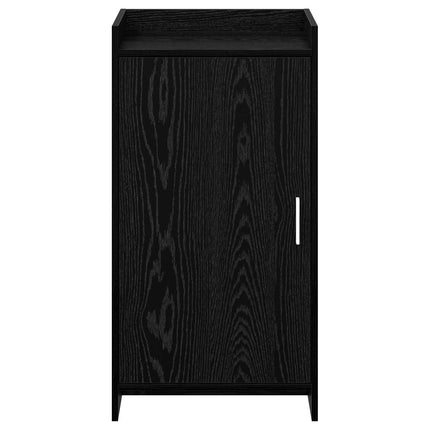 Sko skab med opbevaring Sort eg 48 x 36 x 92 cm Konstrueret træ